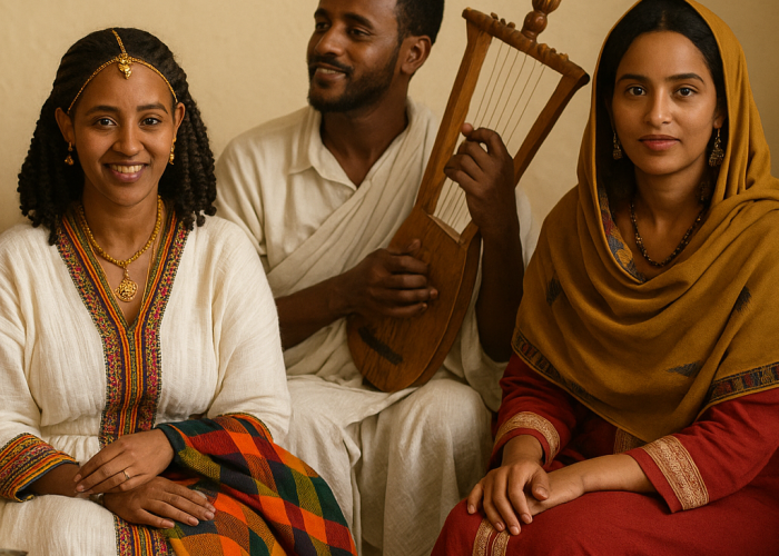 Eritreansk-Kulturens-Mångfald-En-Blandning-av-Afrikanska-och-Mellanöstern-Traditioner
